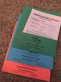 Neuroscience of Music Brochures